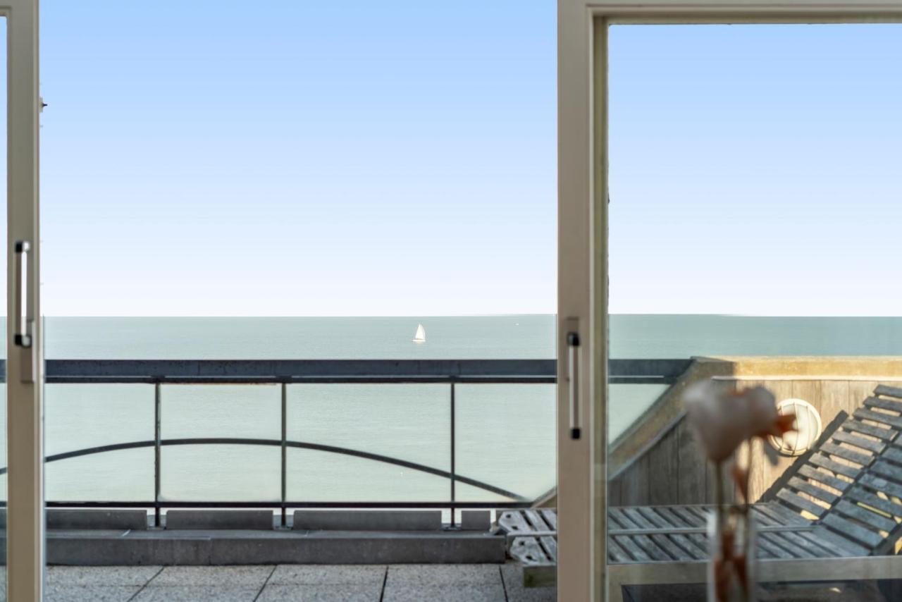 Penthouse App Met Imposant & Eindeloos Zeezicht Leilighet Middelkerke Eksteriør bilde